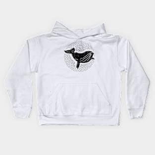 Vintage Whale Kids Hoodie